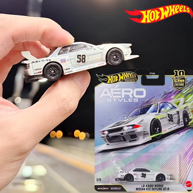 Model Kit Nissan Skyline - 新しいホットウィールプレミアムカーカルチャー空力スタイル日産スカイラインアウディA4ダイキャスト合金コレクタブルモデル車両クリスマスギフト