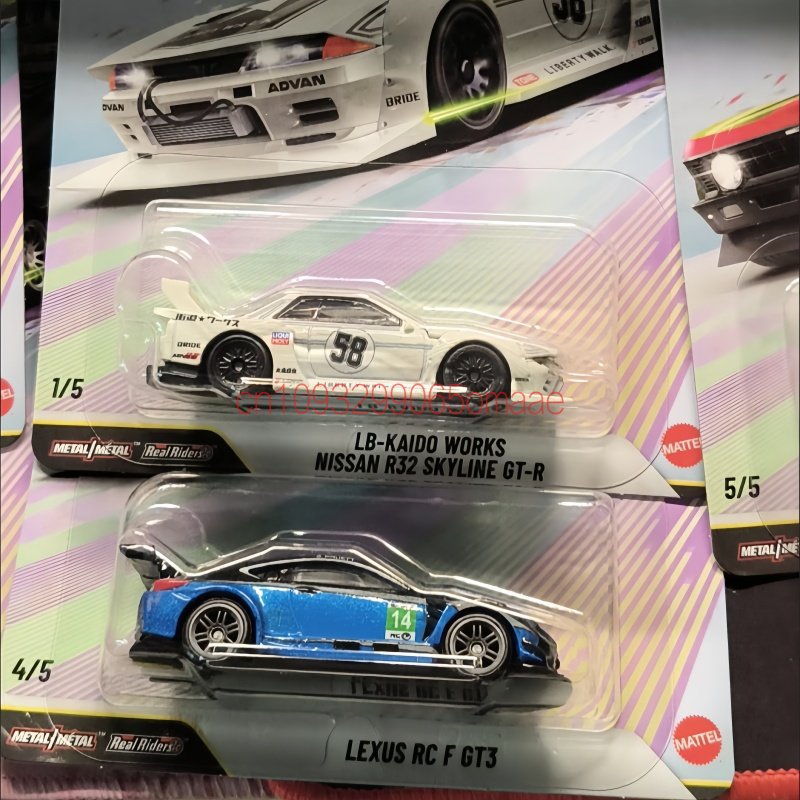 Model Kit Nissan Skyline - 本物のホットウィール合金車コレクションモデル 1/64 カーカルチャー エアロスタイルズ 日産 R32