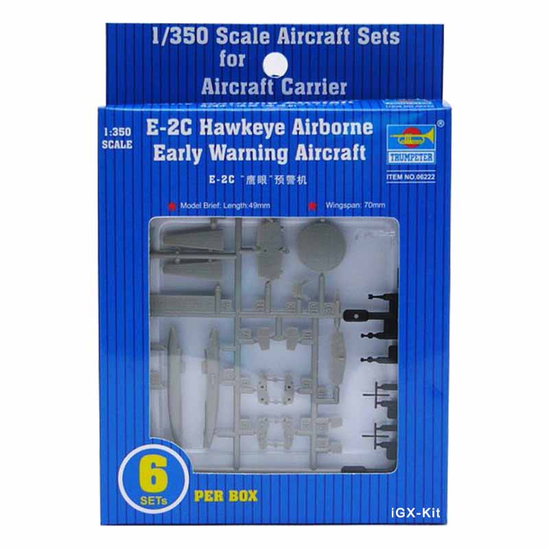 Model Kit Revell - トランペッター 06222 1:350 米国 E2C E-2C