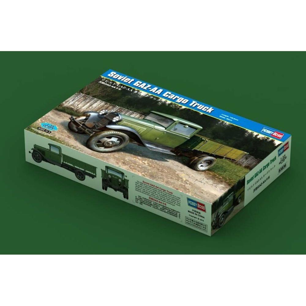 Model Kit Entry Grade - Hobbyboss 83836 1/35ソビエトGAZ-AAカーゴトラック-スケールモデルキット