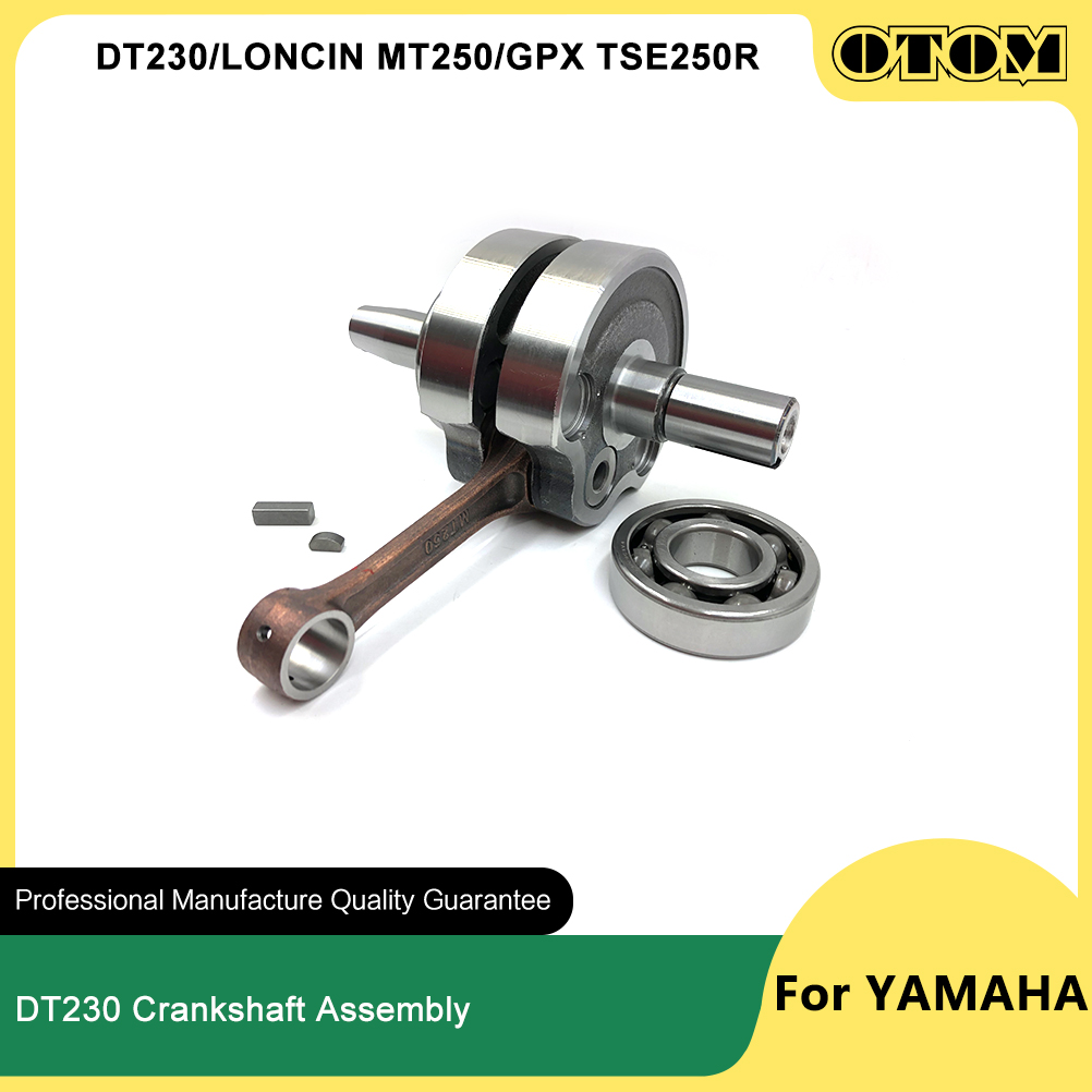 Model Kit Engine - OTOM DT230 MT250 オートバイクランクシャフトコンロッドアセンブリ ヤマハロンシンGPX TSE250R