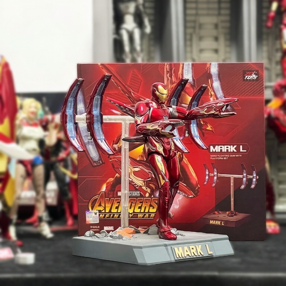 Model Kit Iron Man Mark 50 - 在庫あり ZD Toys アイアンマン MK50 マークL
