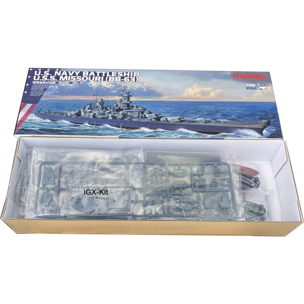 Model Kit Uss Missouri - Meng PS004 1/700スケール アメリカ海軍戦艦 ミズーリ号 BB63