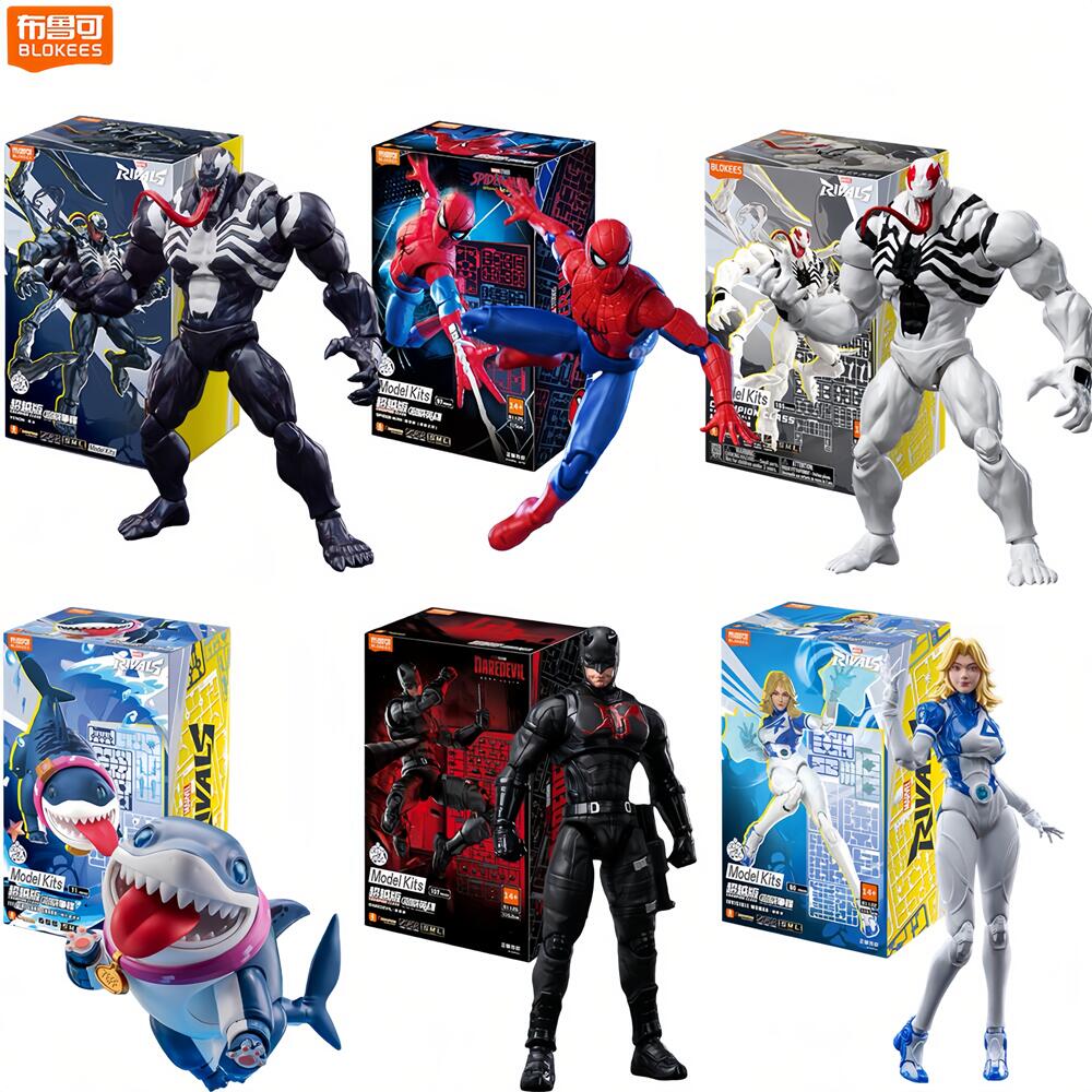 Model Kit Brands - ブロキーズ スパイダーマン アンチヴェノム デアデビル アクションフィギュア 新品
