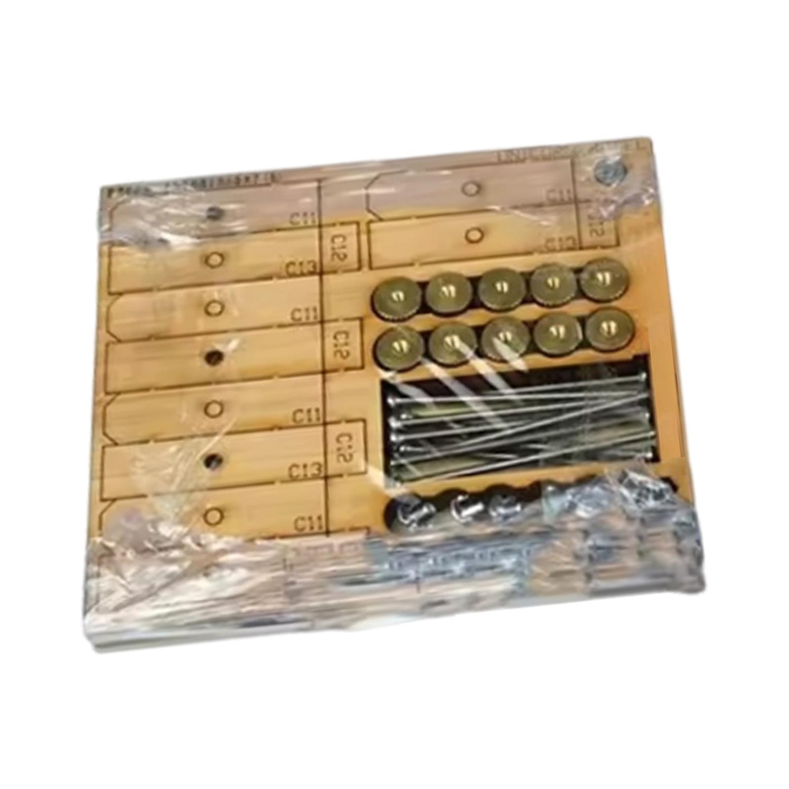 Model Kit Wood - 船舶模型船体プランキングクランプ実用的な木製ネジクランプ船体固定クリップロングリーチクラフトツール自己組み立てキット