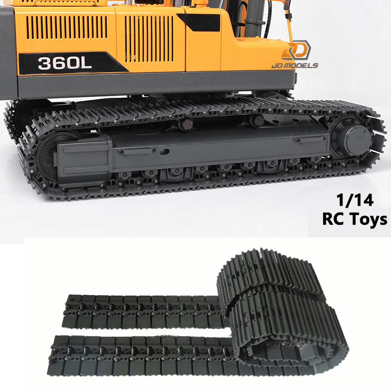 Model Kit Excavator - JDM-1A 模擬金属製歩行トラックキット 1/14 RC油圧ショベル用トラック JDM-1JDM-106 RCショベル部品