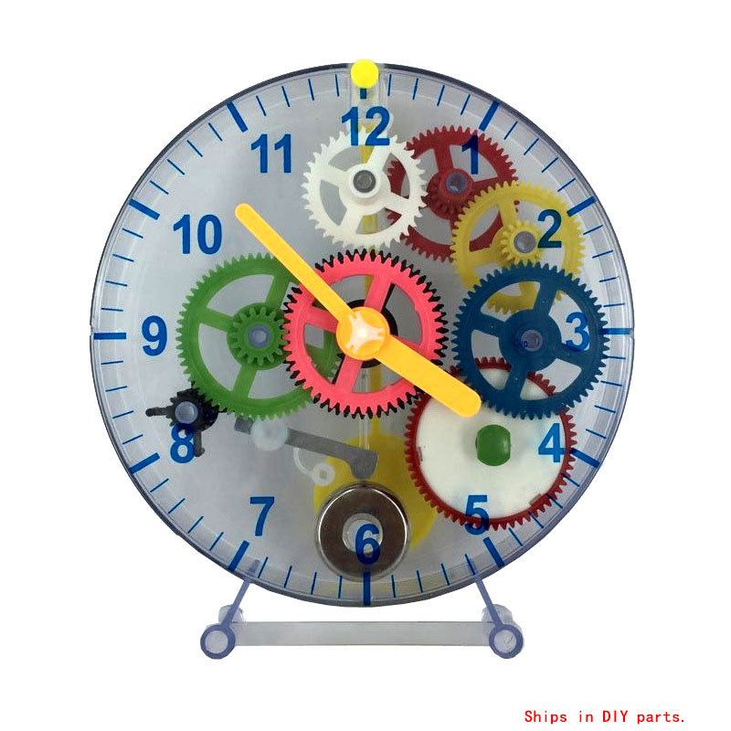 Model Kit Regus - DIY-時計,手工芸品,おもちゃ,機械式時計,教育,電子キットを備えた日曜大工の時計