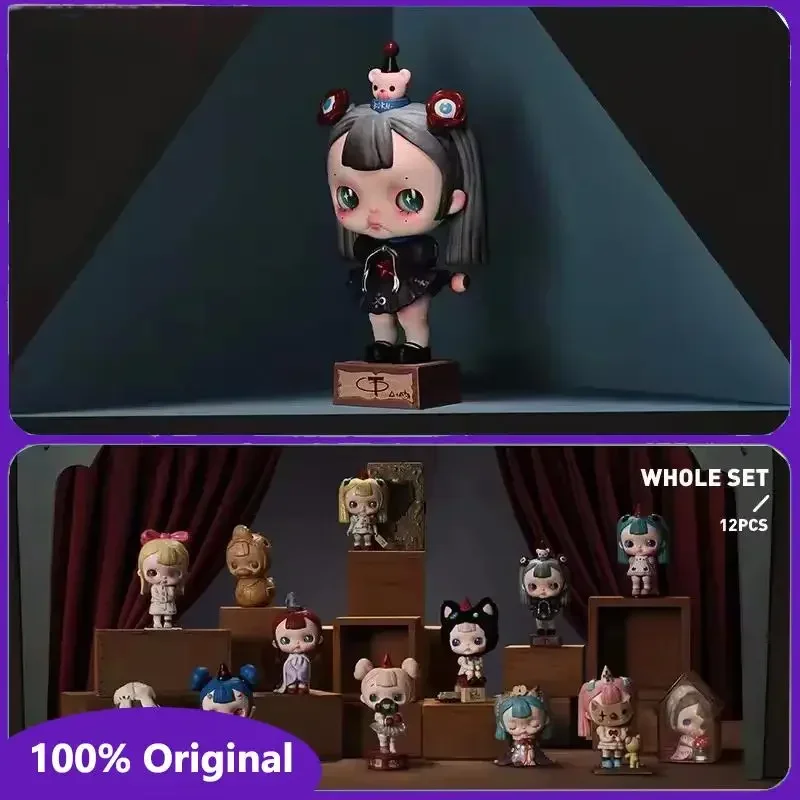 Model Kit Anime Girl - POP MART TINYTINY-PROLOGUE シリーズブラインドボックス推測バッグミステリーボックスおもちゃ人形かわいいアニメフィギュアデスクトップ装飾品ギフト