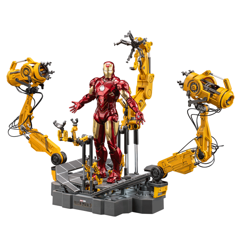 Zd おもちゃスーツアップガントリー MK4 アイアンマンガ - Model Kit Iron Man Mark 50 のレビューと価格
