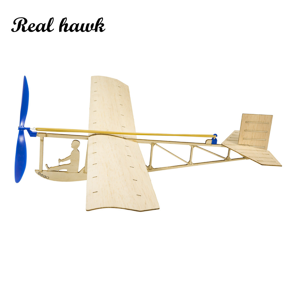 STEMゴム動力飛行機キット、子供向けDIY木製グライダーお - Model Kit Wood のレビューと価格