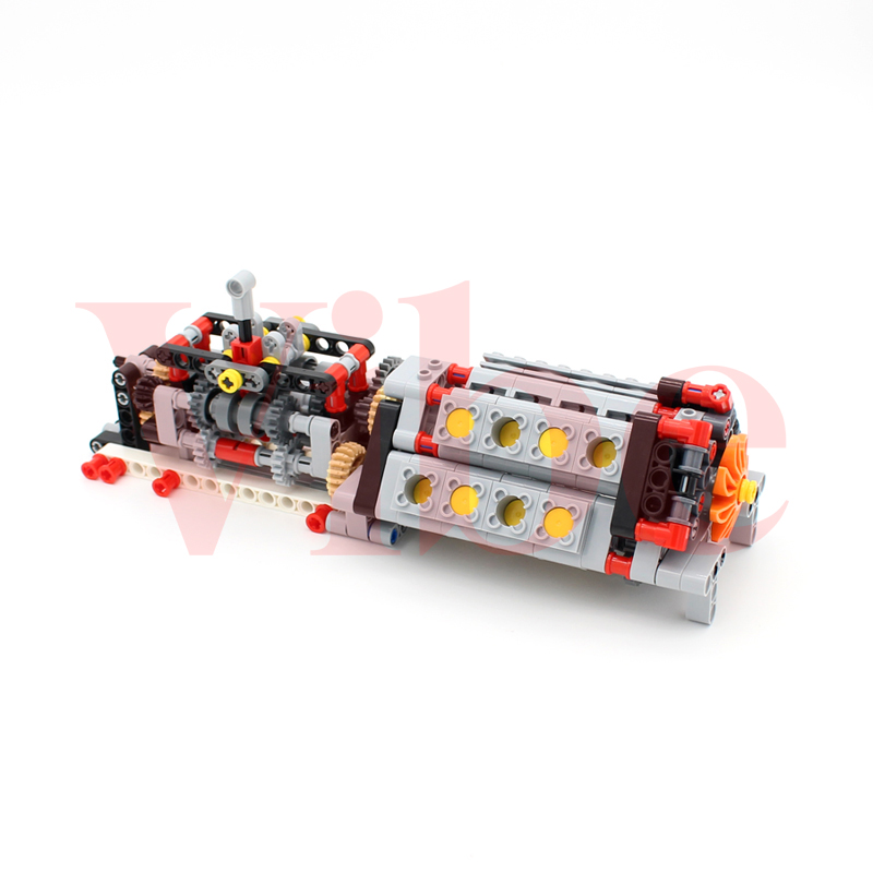 MOCテクノロジービルディングブロックブリックパワーファンク - Model Kit Engine のレビューと価格
