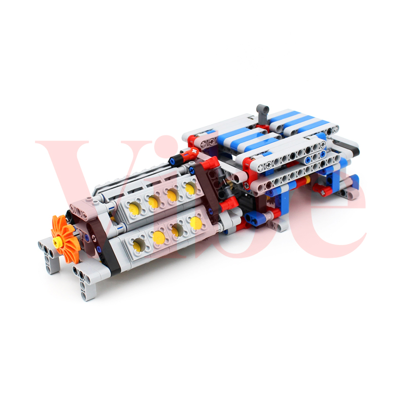 MOCテクノロジービルディングブロックブリックパワーファンク - Model Kit Engine のレビューと価格