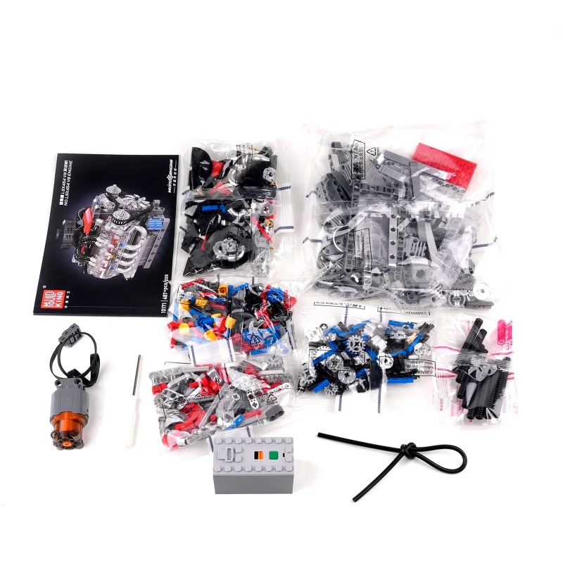Mould King 10171 LSX454 V8エンジン - Model Kit V8 Engine のレビューと価格