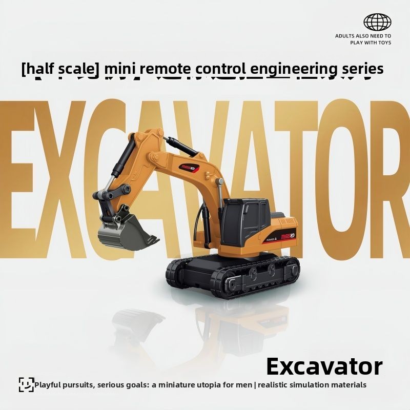 1:64 メタル RC エンジニアリングカーセット、鉱山トラ - Model Kit Excavator のレビューと価格