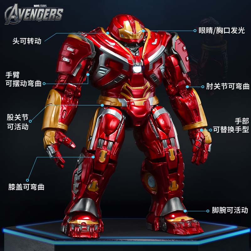 26 センチメートル LED ZD オリジナルアイアンマンハ - Model Kit Iron Man Mark 50 のレビューと価格