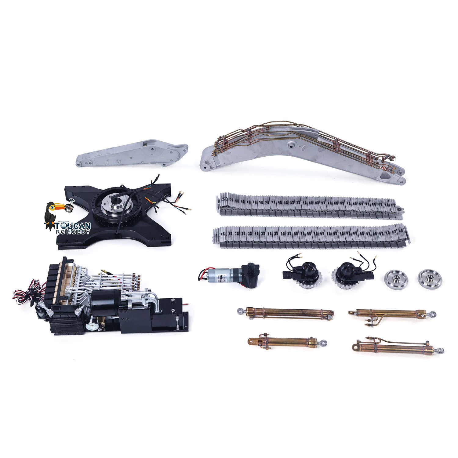 1/14 LESU LR945 キット RC 油圧金属掘削機 - Model Kit Excavator のレビューと価格
