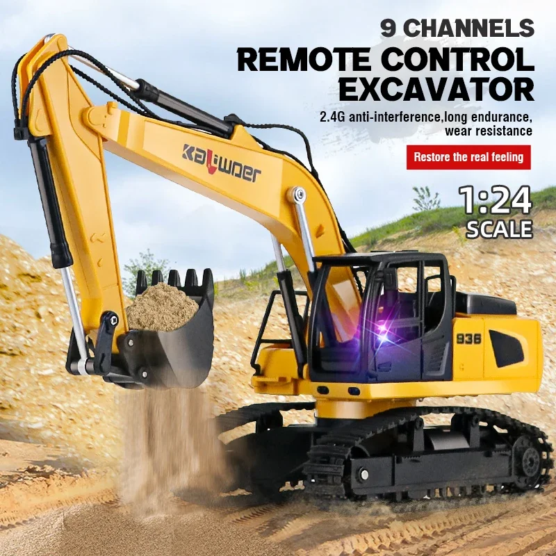 Huina Rc ショベル 1/24 9Ch リモートコント - Model Kit Excavator のレビューと価格
