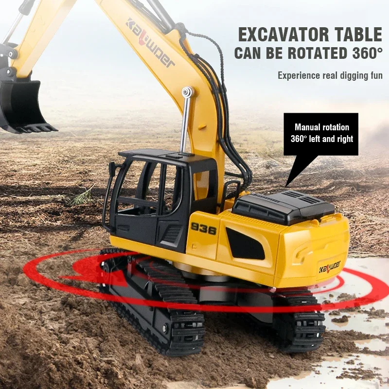 Huina Rc ショベル 1/24 9Ch リモートコント - Model Kit Excavator のレビューと価格