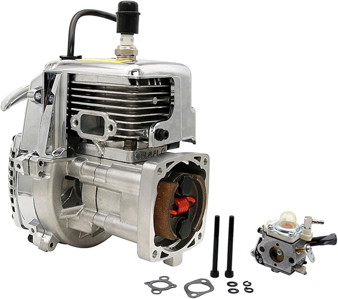 FLMLF 29CC 4ボルトエンジン クロームメッキ RC - Model Kit Engine のレビューと価格