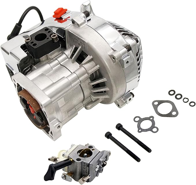 FLMLF 29CC 4ボルトエンジン クロームメッキ RC - Model Kit Engine のレビューと価格