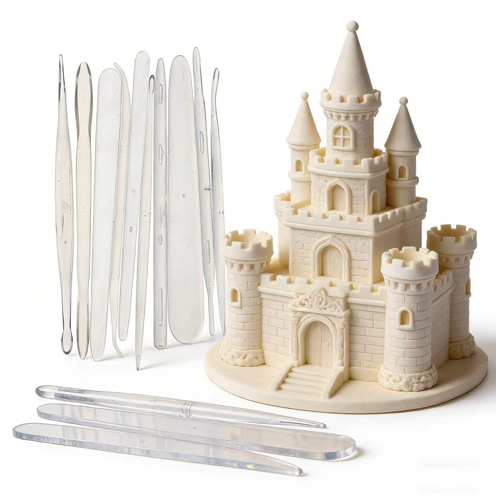 フォンダンツールセット1セット プラスチック製ケーキ彫刻ツー - Model Kit Tools のレビューと価格