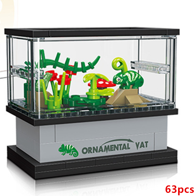 カメ、トカゲ、ロブスター、カクレクマノミ DIY水槽アクアリ - Model Kit Lizard のレビューと価格