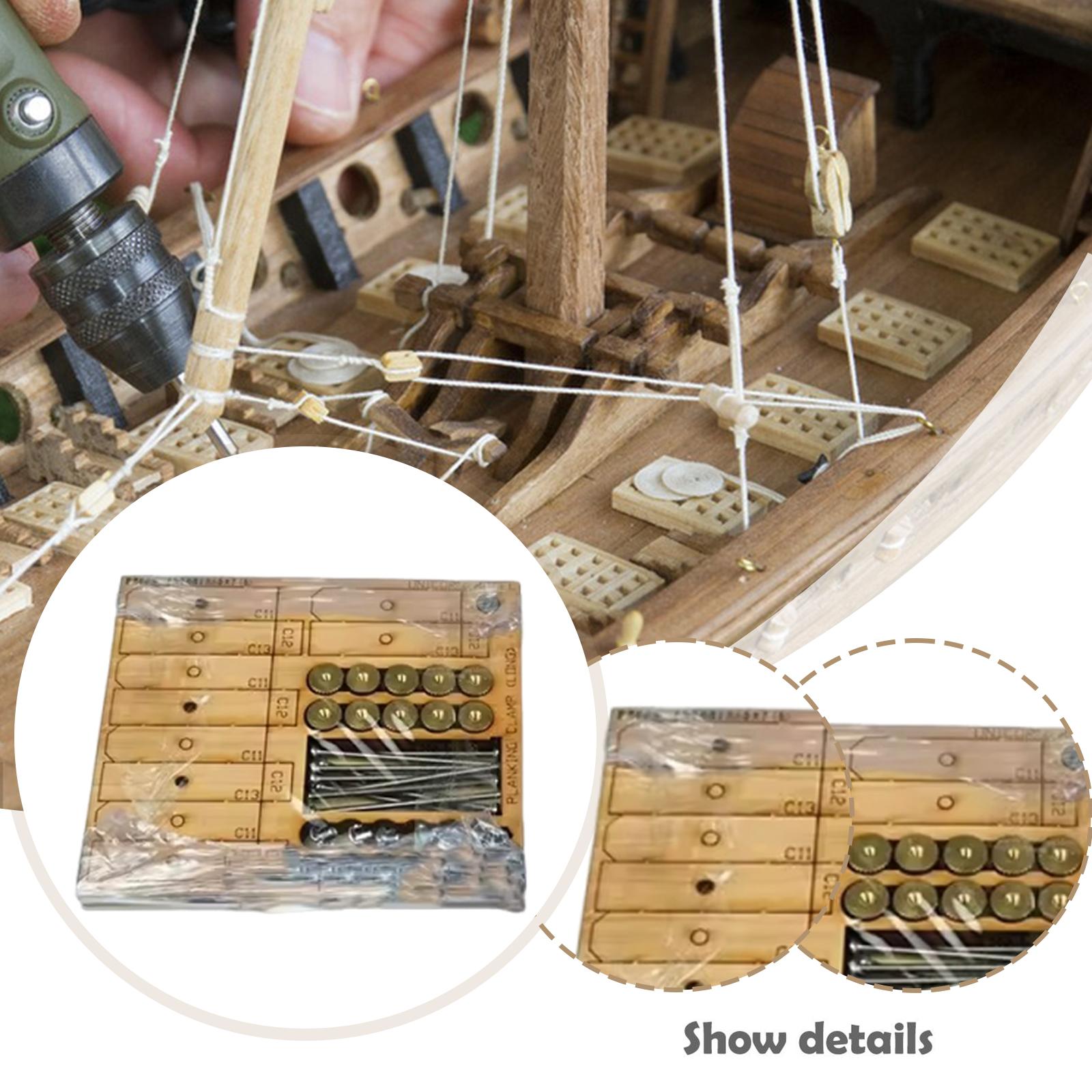 船舶模型船体プランキングクランプ実用的な木製ネジクランプ船体 - Model Kit Wood のレビューと価格