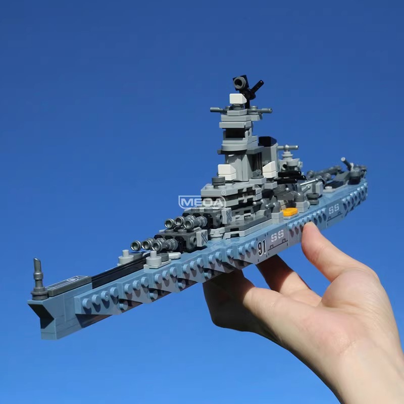 630ピース USSミズーリ BB-63 組み立てブロックキ - Model Kit Uss Missouri のレビューと価格