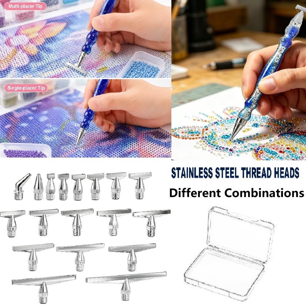 DIY高品質ステンレス鋼製ネジ式ダイヤモンドペインティングペ - Model Kit Tools のレビューと価格