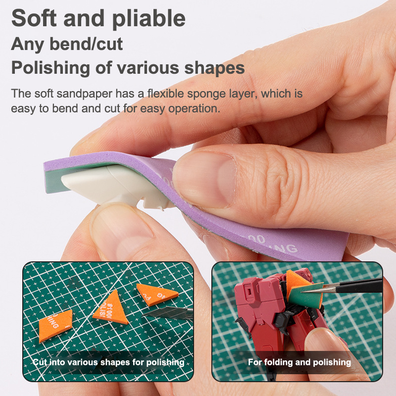 9 ピース/セット 400 〜 1200 セミリジッドサンデ - Model Kit Tools のレビューと価格